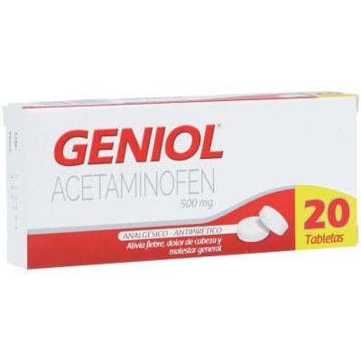 GENIOL 500MG TAB CAJ X 20