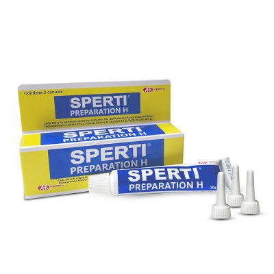 SPERTI PREPARATION H (3.5+0.25+5+18)% UNG PROCTOL TUB X 20GR + 3CANULAS