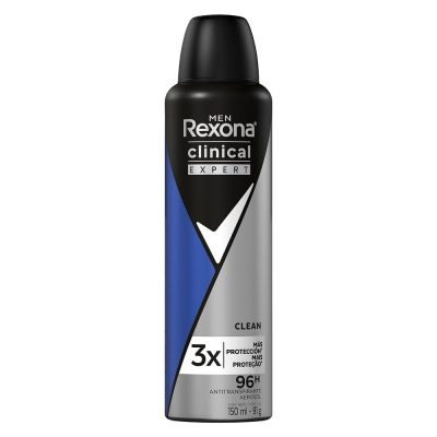 DESODORANTE REXONA CLEAN FCO X 150ML CLINICAL EXPERT MEN