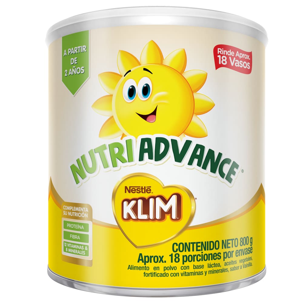 NUTRIADVANCE KLIM TAR X 800GR VAINILLA