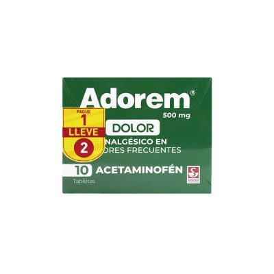 PROMO ADOREM PAGUE 1 LLEVE 2 500MG TAB  PAQ X 1
