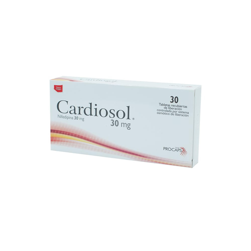 CARDIOSOL 30MG TAB LIB SOST CAJ X 30