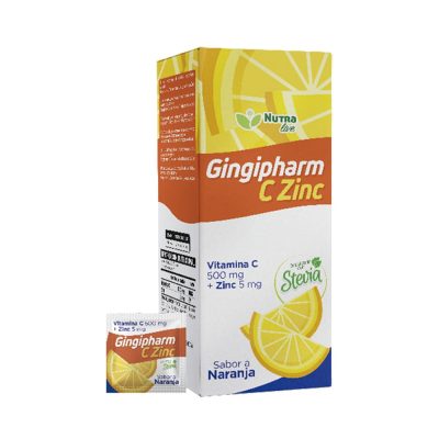 GINGIPHARM C ZINC MULTIPLES COMPONENTES TAB MAST NUTRA LIVE CAJ X 100 NARANJA