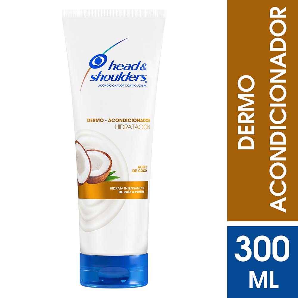 DERMO ACONDICIONADOR HEAD & SHOULDERS TUB X 300ML HIDRATACION ACEITE DE COCO