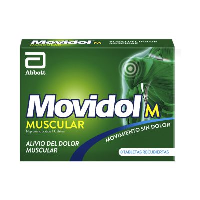 MOVIDOL M MUSCULAR (50+220)MG TAB REC  CAJ X 8
