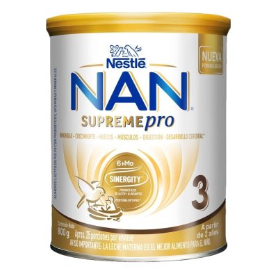 NAN 3 NESTLE SUPREME HM-O FORMULA LACTEA MAYOR 2 ANOS TAR X 800GR