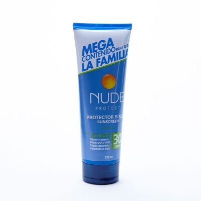 PROTECTOR SOLAR NUDE PROTECT TUB X 220ML MEGA CONT TODA FLIA FPS 30+