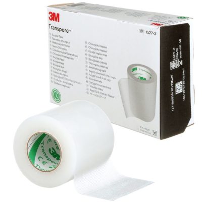 CINTA ADHESIVA QUIRURGICA REF 1527-2 CAJ X 6ROL X 9.1MT 3M TRANSPORE 5CM X 9.1MT