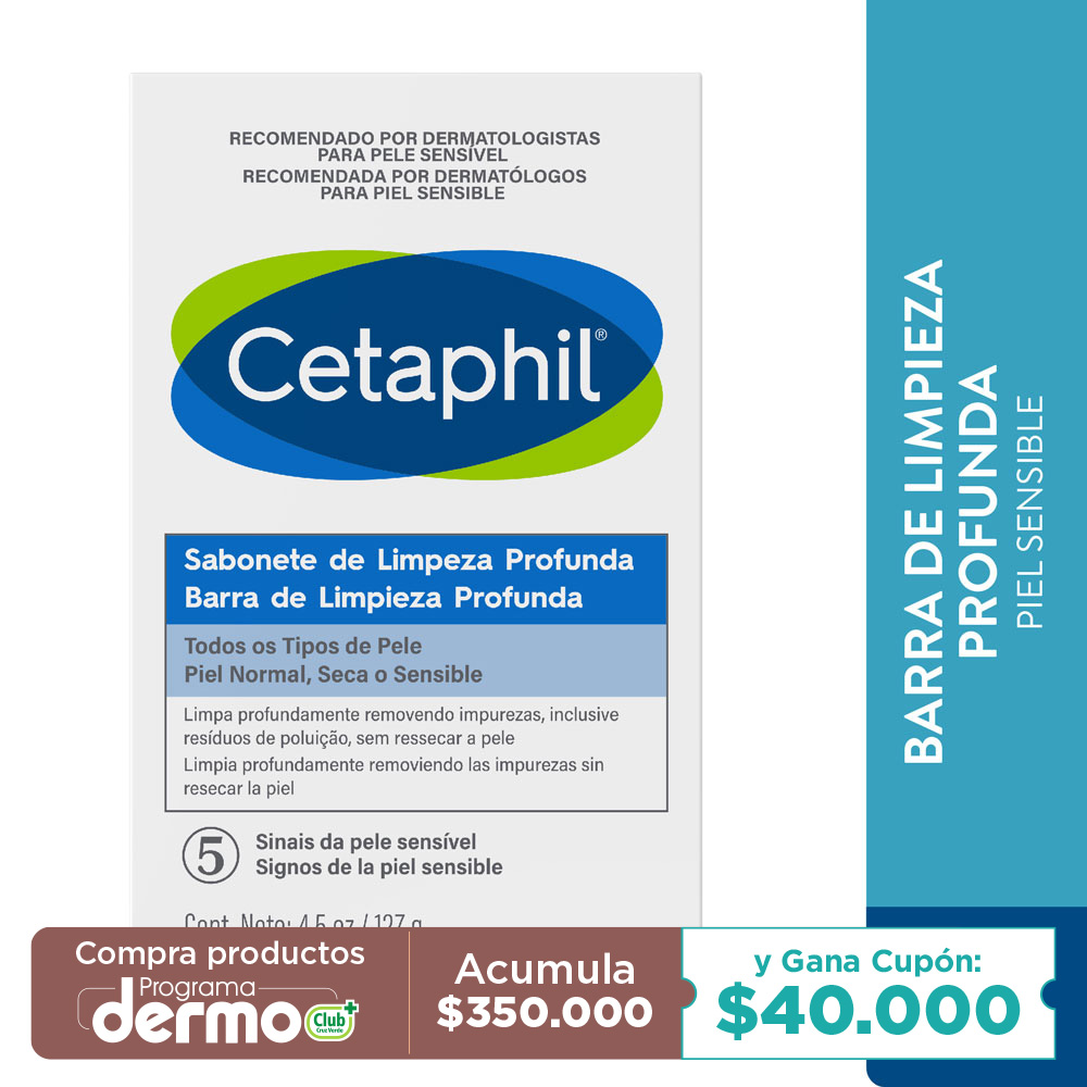 JABON CETAPHIL BAR X 127GR LIMPIEZA PROFUNDA