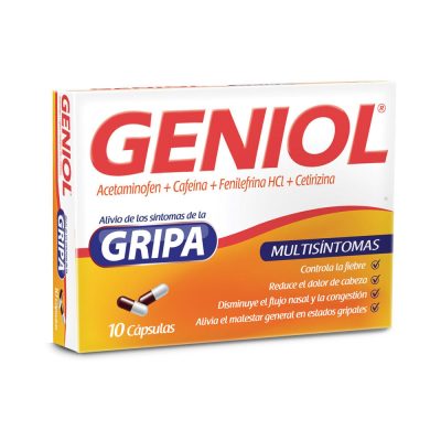 GENIOL GRIPA (500+30+5+10)MG CAP CAJ X 10