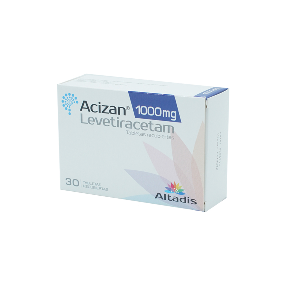 ACIZAN 1000MG TAB REC CAJ X 30