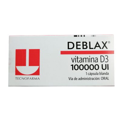 HOM 297463 DEBLAX 100000UI CAP BLAND  CAJ X 1