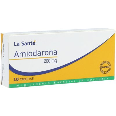 AMIODARONA 200MG TAB CAJ X 10 LA SANTE