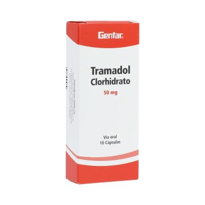 TRAMADOL 50MG CAP CAJ X 10 GENFAR
