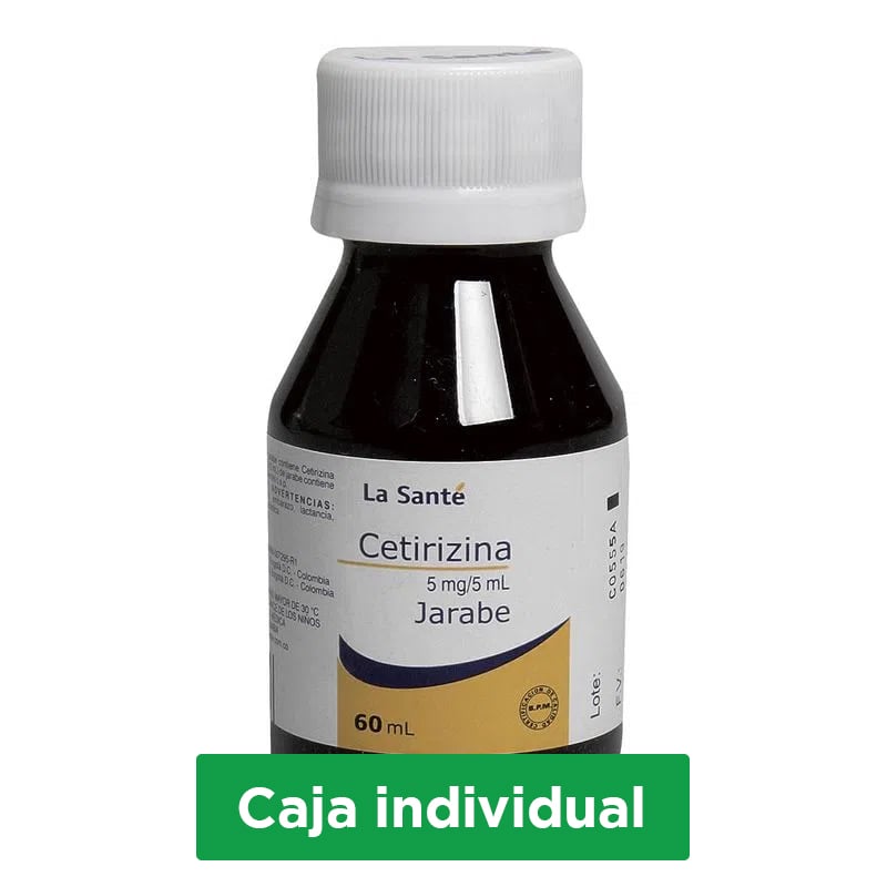 CETIRIZINA 5MG/5ML(0.1%) JBE FCO X 60ML LA SANTE