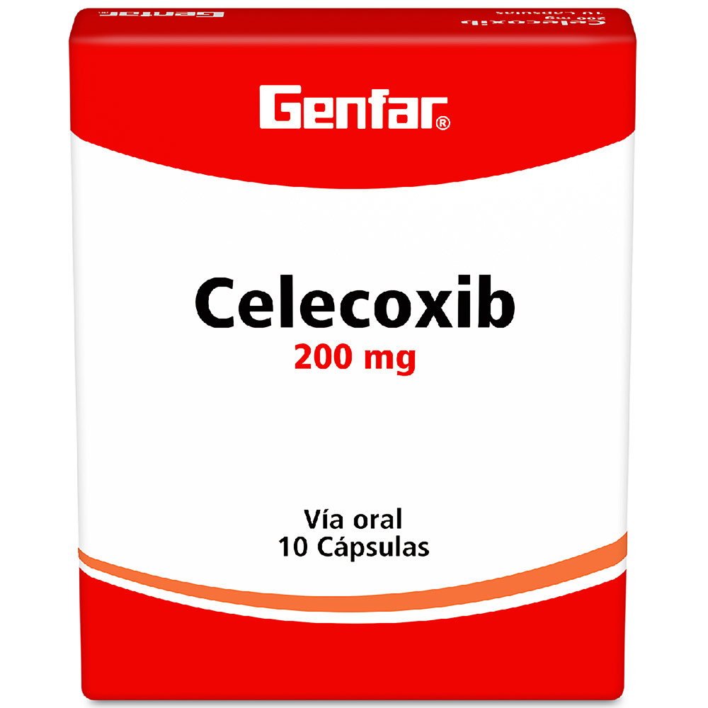 CELECOXIB 200MG CAP CAJ X 10 GENFAR