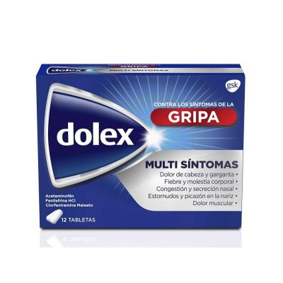 DOLEX GRIPA (500+2+5)MG TAB  CAJ X 12