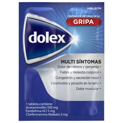 DOLEX GRIPA (500+2+5)MG TAB  CAJ X 100