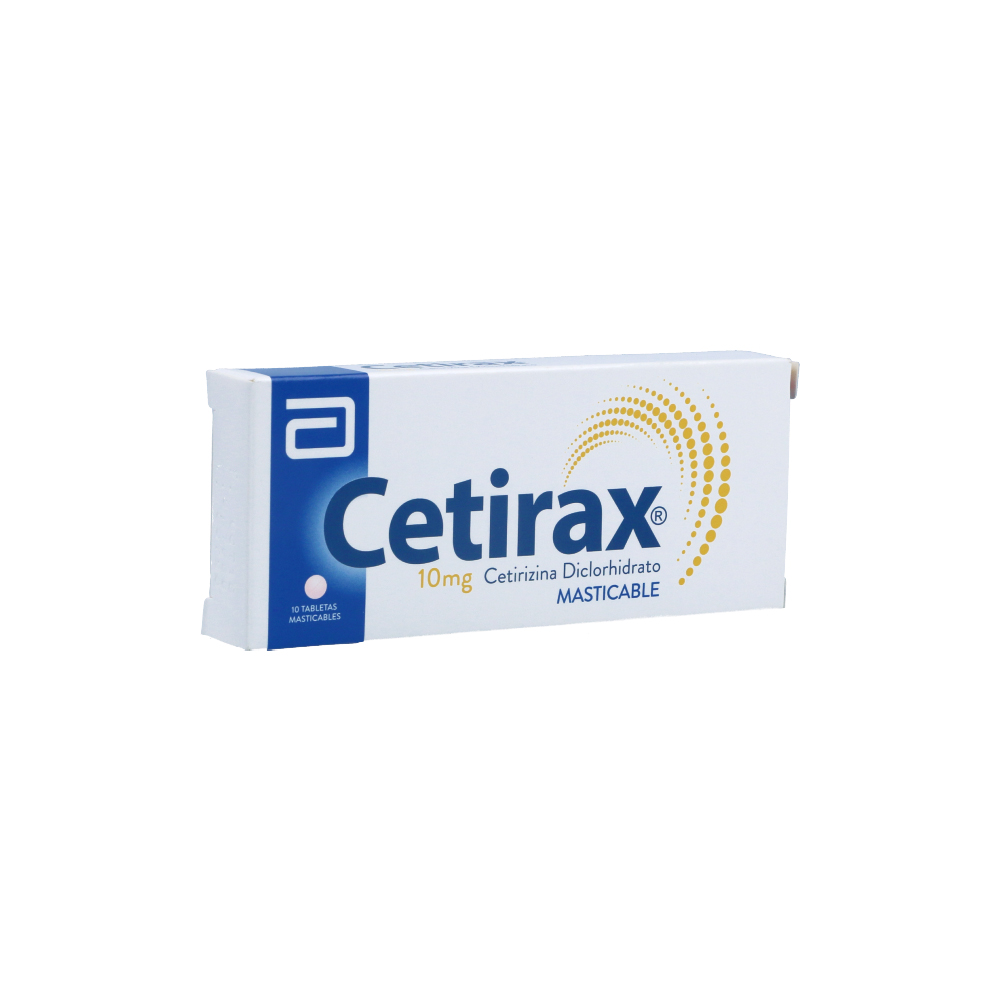 CETIRAX 10MG TAB MAST CAJ X 10
