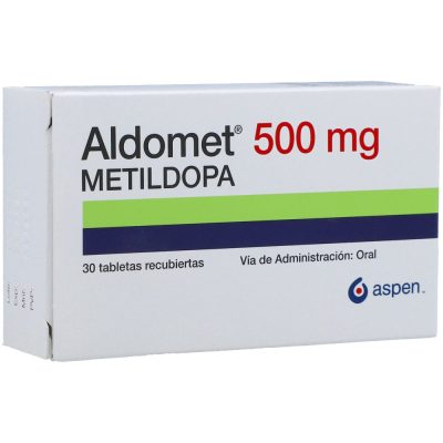 ALDOMET 500MG TAB REC  CAJ X 30
