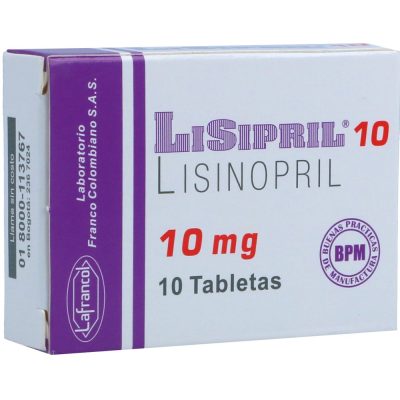 LISIPRIL 10MG TAB  CAJ X 10