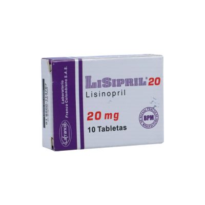 LISIPRIL 20MG TAB  CAJ X 10