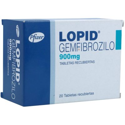 LOPID 900MG TAB REC CAJ X 20