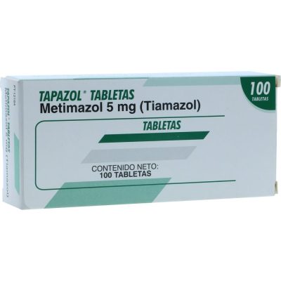 TAPAZOL 5MG TAB CAJ X 100