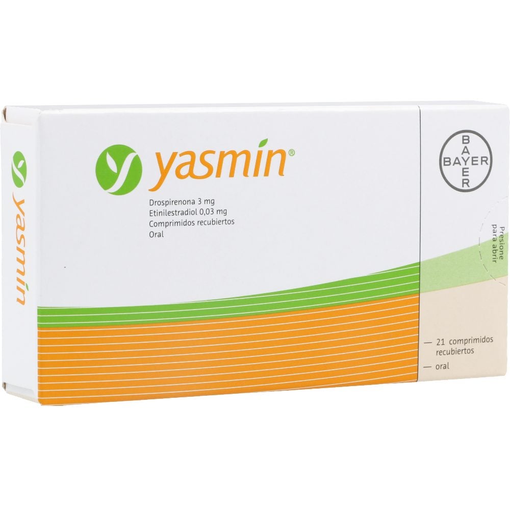 YASMIN (3+0.03)MG TAB REC CAJ X 21