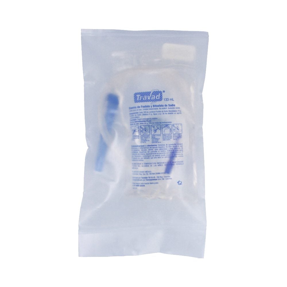 ENEMA TRAVAD (6+16)% SOL RECT BOL X 133ML