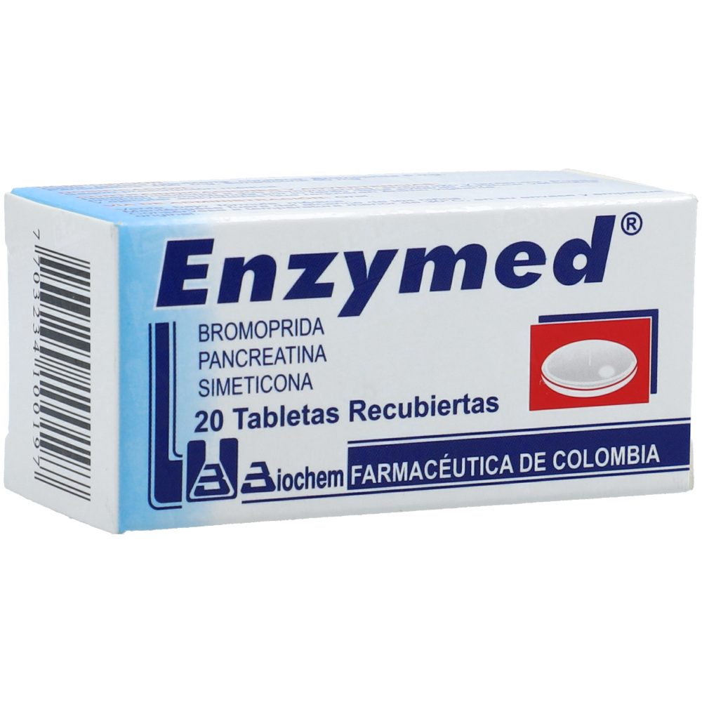 ENZYMED (5+400+60)MG TAB REC FCO X 20