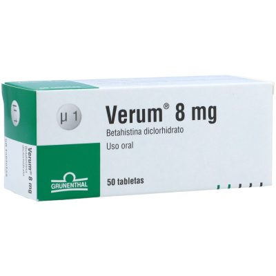 VERUM 8MG TAB CAJ X 50