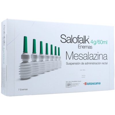 SALOFALK 4GR/60ML(6.67%) SUSP RECT CAJ X 7ENEMA X 60ML