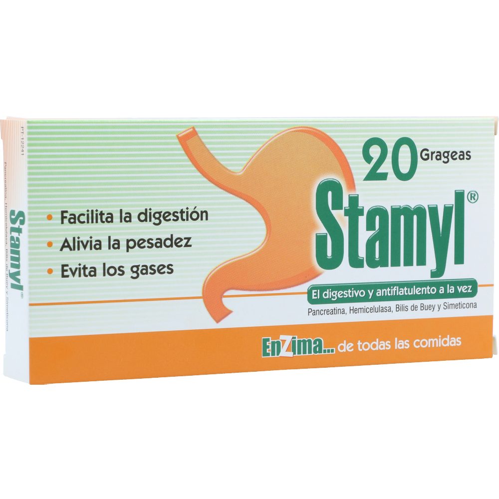 STAMYL (25+50+175+40)MG TAB REC CAJ X 20