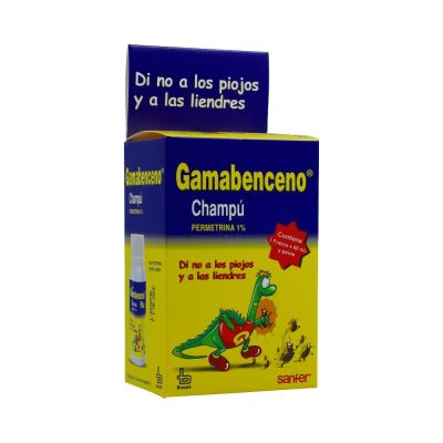 GAMABENCENO 1% SHAMPOO FCO X 60ML