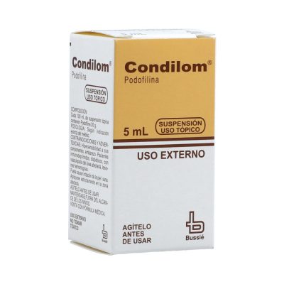 CONDILOM PODOFILINA 20% SUSP TOP FCO X 5ML