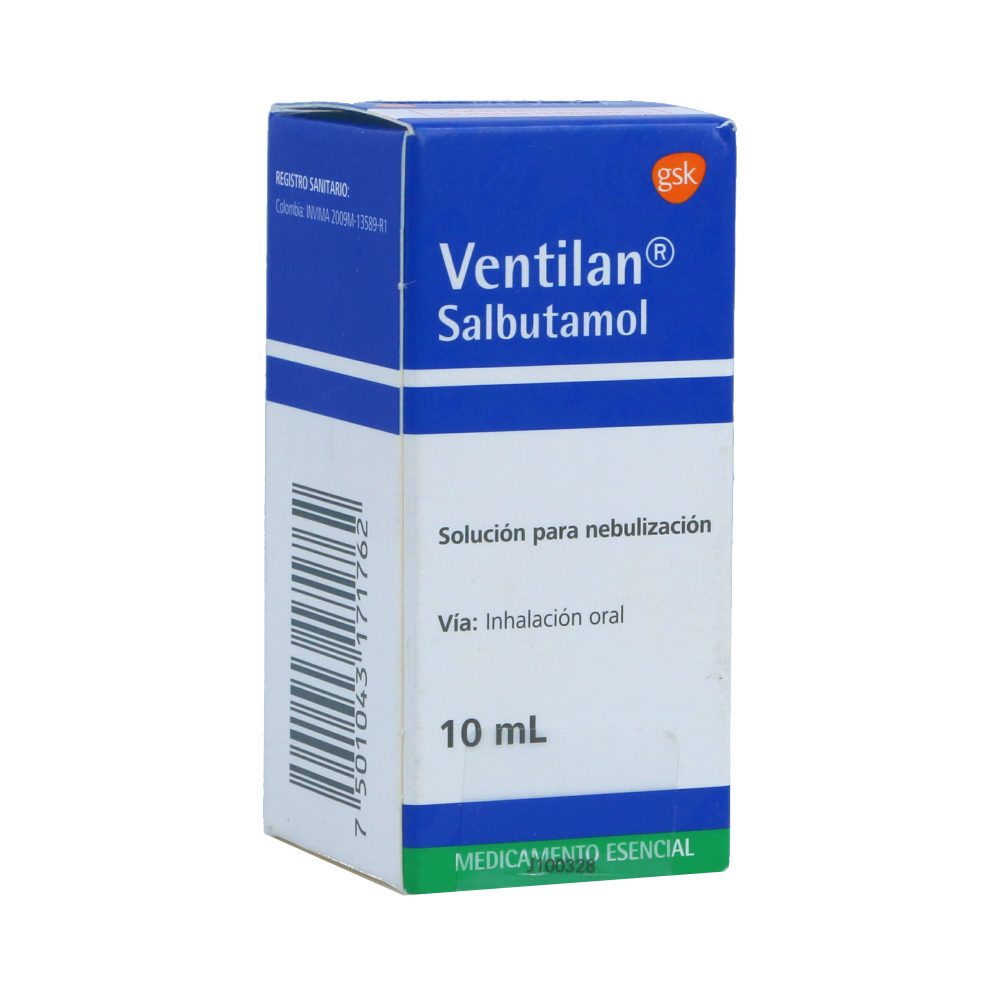 VENTILAN 50MG/10ML(0.5%) SOL NEB FCO X 10ML