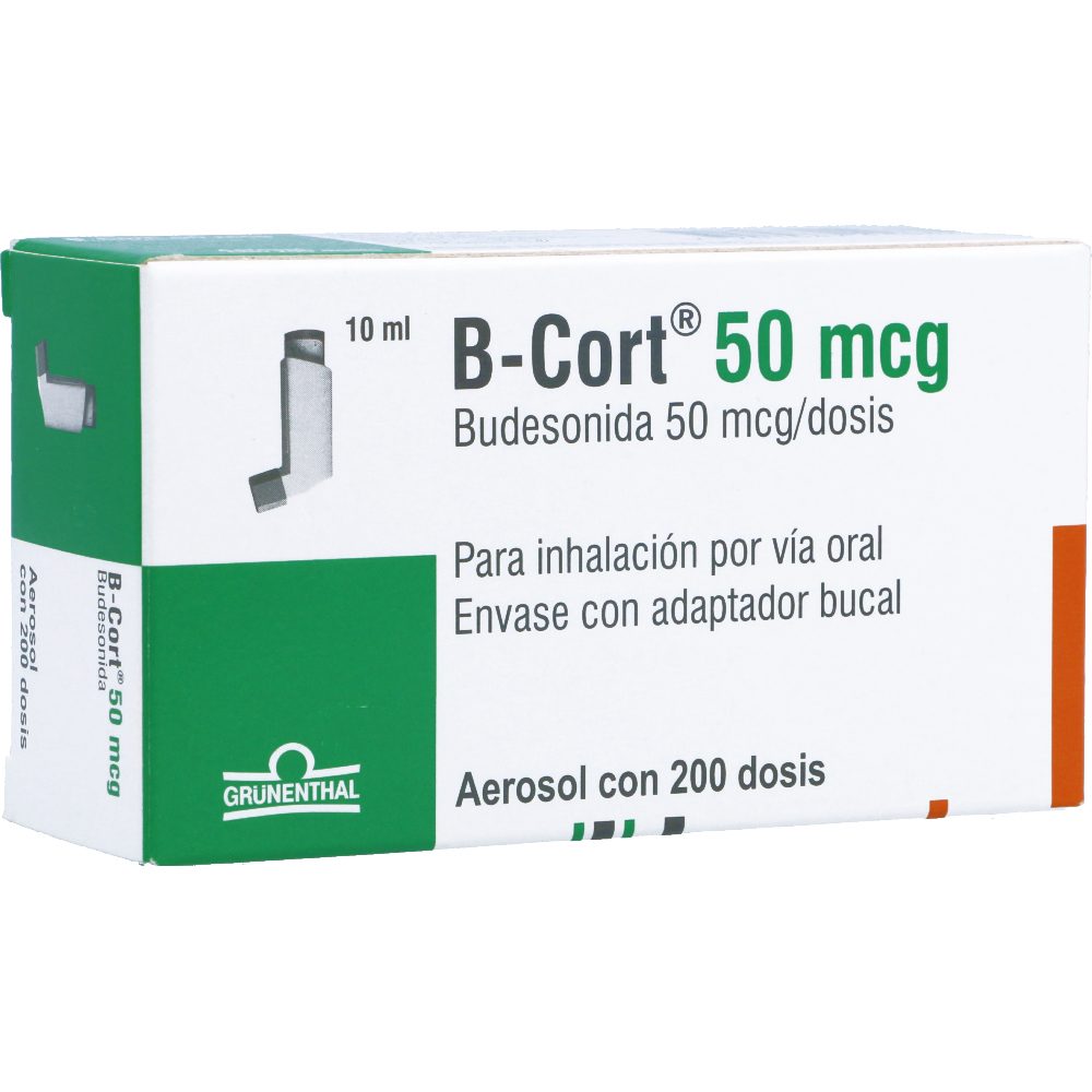 B CORT BRONQUIAL 50MCG/DOSIS SUSP INH ORAL FCO X 200DOSIS