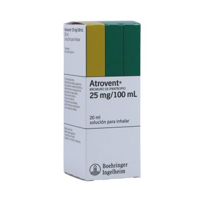 ATROVENT 5MG/20ML(0.025%) SOL NEB FCO X 20ML