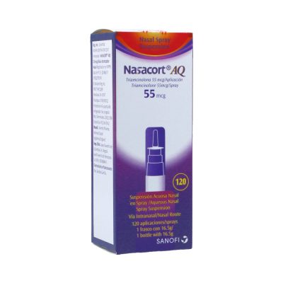 NASACORT AQ 55MCG/DOSIS SUSP NAS SPRAY X 120DOSIS