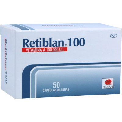 RETIBLAN 100000UI CAP BLAND  CAJ X 50