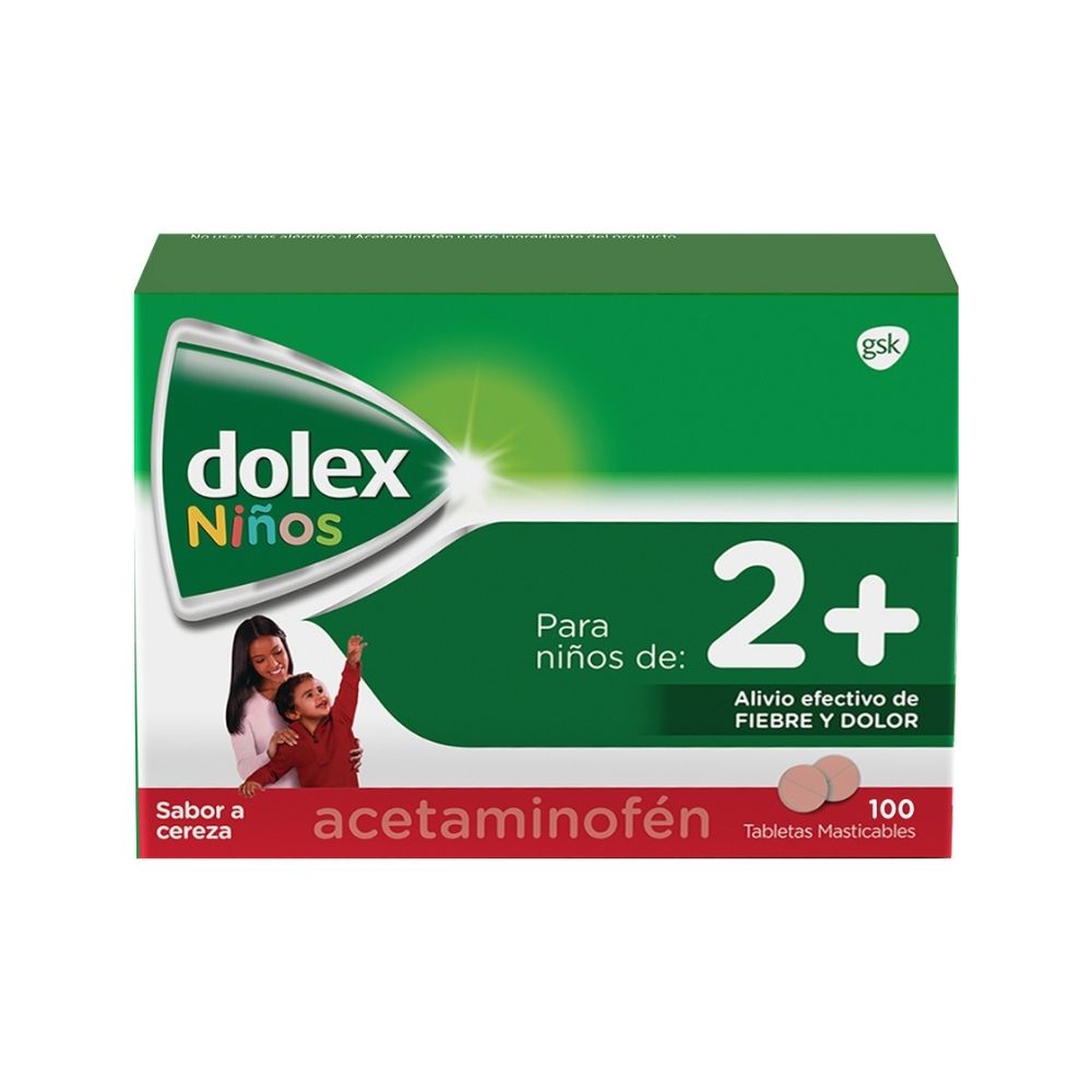 DOLEX PED 100MG TAB MAST CAJ X 100