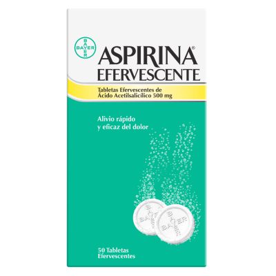 ASPIRINA 500MG TAB EFERV CAJ X 50