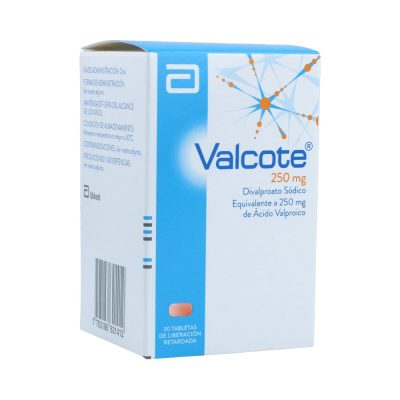 VALCOTE 250MG TAB LIB RET CAJ X 30