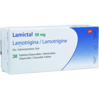 LAMICTAL 50MG TAB DISP  CAJ X 30