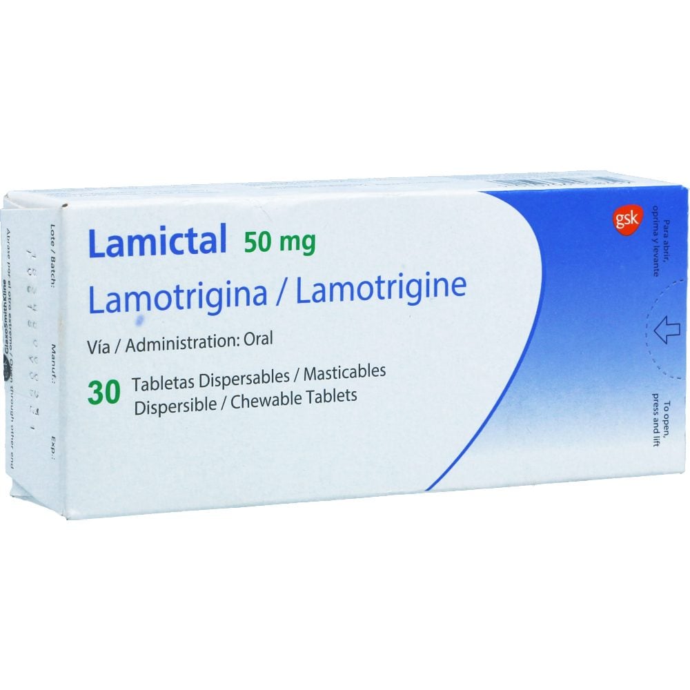 LAMICTAL 50MG TAB DISP CAJ X 30
