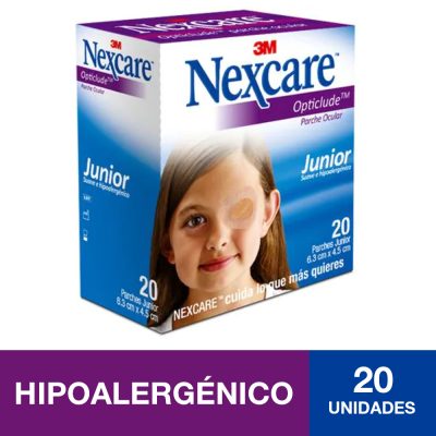 PARCHE OCULAR OPTICLUDE CAJ X 20 3M JUNIOR
