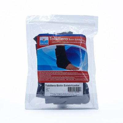 TOBILLERA BOTIN ESTABILIZADOR REF 3195 BOL X 1 KAMEX  TALLA M NEGRO