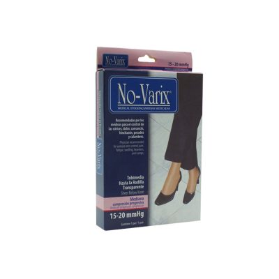 MEDIA ROD DAMA REF 10105595 CAJ NO VARIX 15-20MMHG LG GRIS PARDO