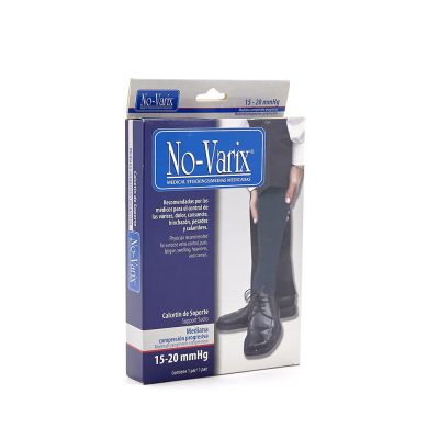 MEDIA HOMBRE REF 10106616 CAJ NO VARIX 15-20MMHG XL NEGRO